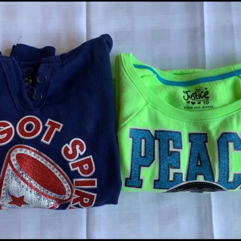 Justice Sweatshirt Bundle Size 10‎